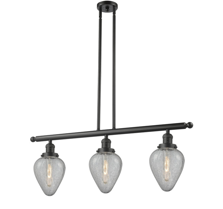 Innovations 213-OB-G165-LED LED Island Pendant, Oil Rubbed Bronze