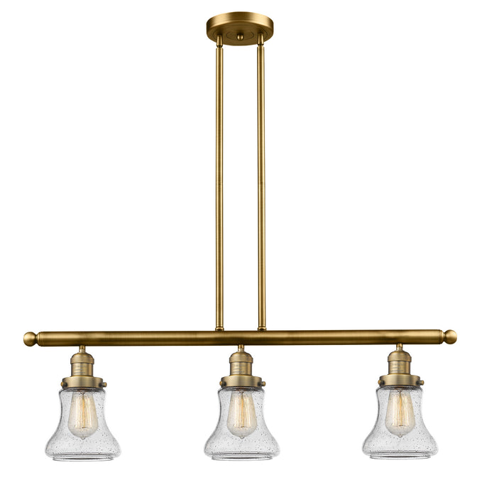 Innovations 213-BB-G194-LED LED Island Pendant, Brushed Brass