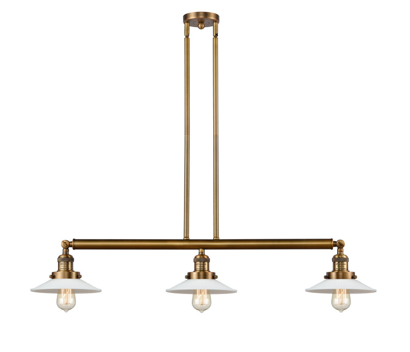 Innovations 213-BB-G1-LED LED Island Pendant, Brushed Brass