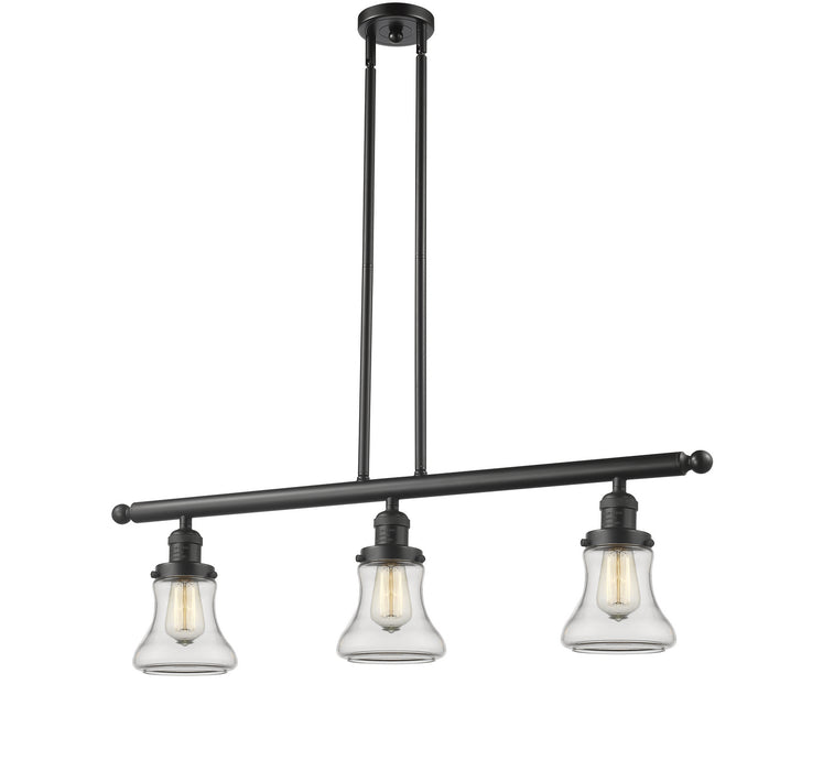 Innovations 213-OB-G192 Three Light Island Pendant, Oil Rubbed Bronze