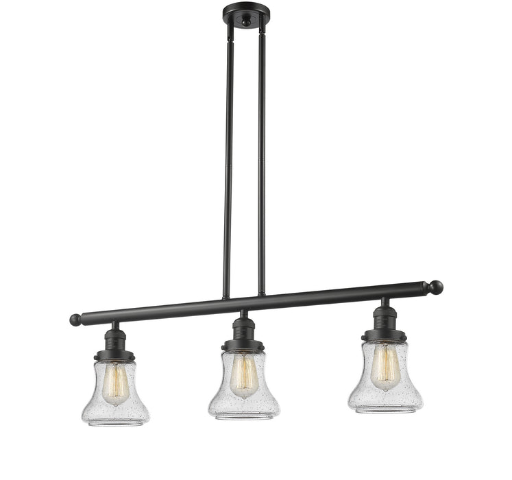 Innovations 213-OB-G194 Three Light Island Pendant, Oil Rubbed Bronze