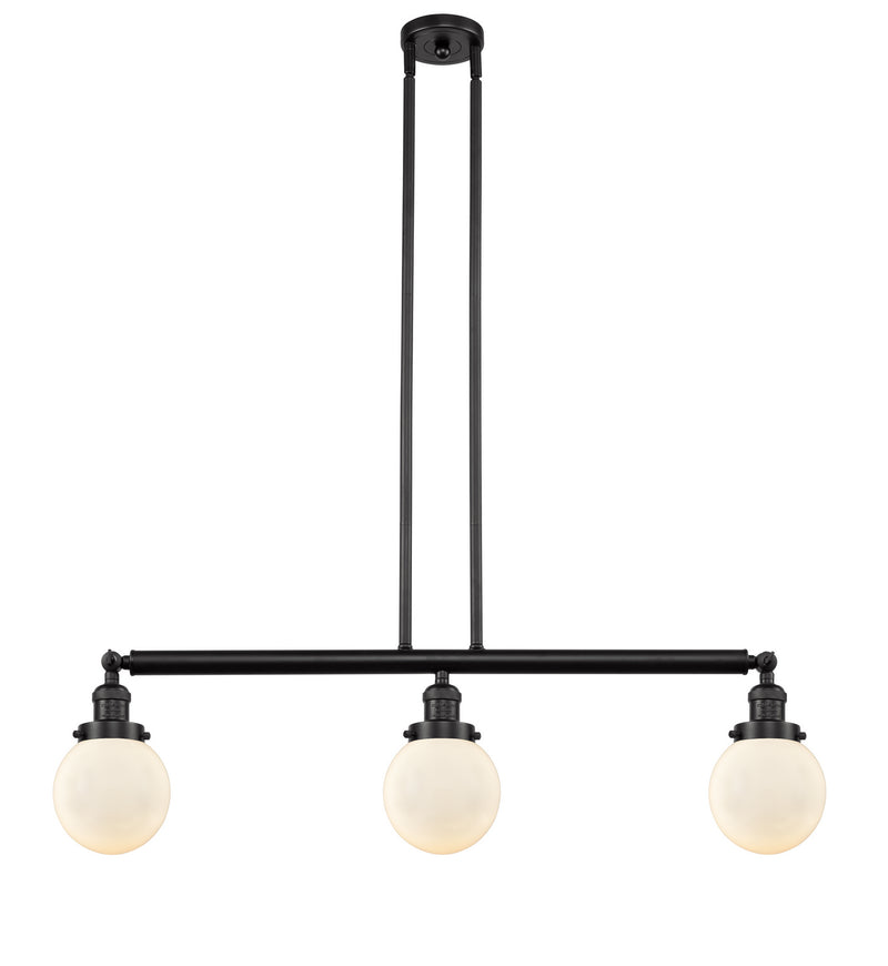 Innovations 213-OB-G201-6-LED LED Island Pendant, Oil Rubbed Bronze
