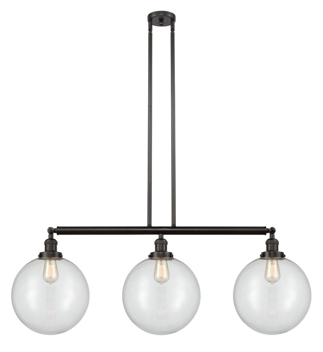Innovations 213-OB-G202-12-LED LED Island Pendant, Oil Rubbed Bronze