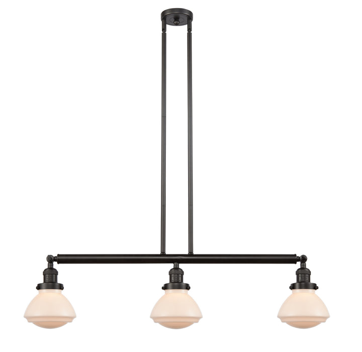 Innovations 213-OB-G321 Three Light Island Pendant, Oil Rubbed Bronze