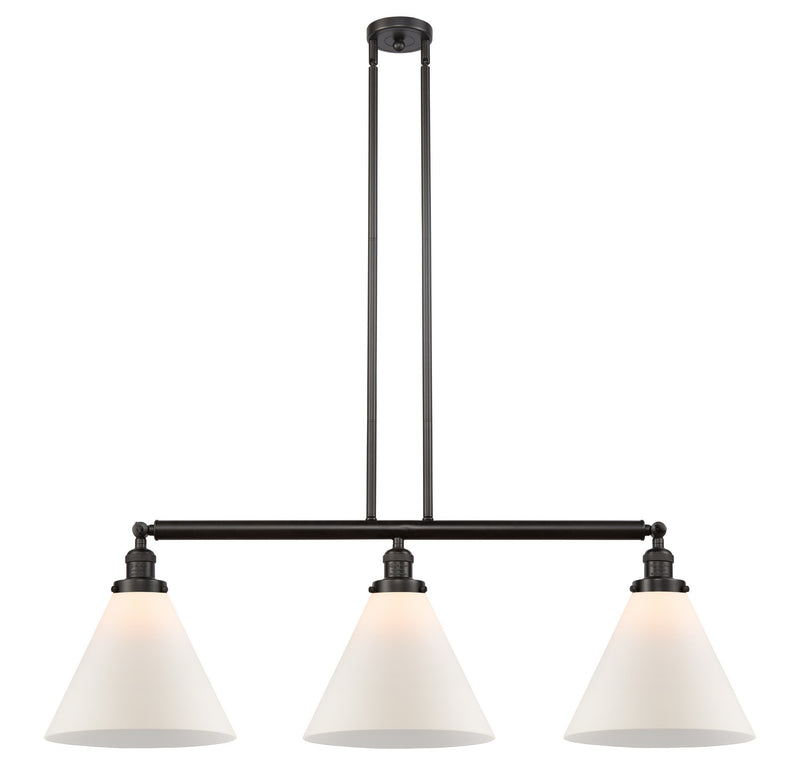 Innovations 213-OB-G41-L Three Light Island Pendant, Oil Rubbed Bronze