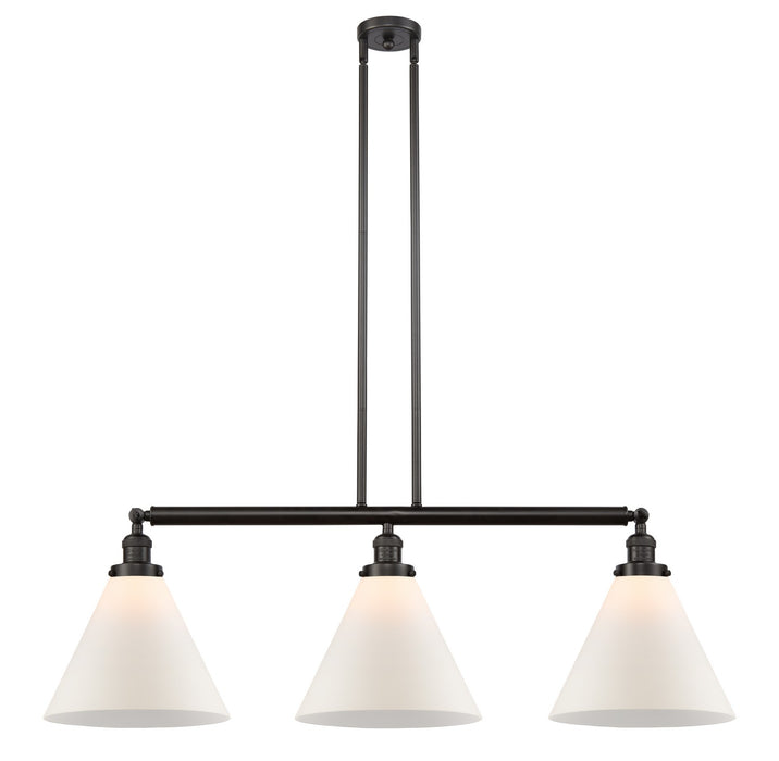 Innovations 213-OB-G41-L Three Light Island Pendant, Oil Rubbed Bronze