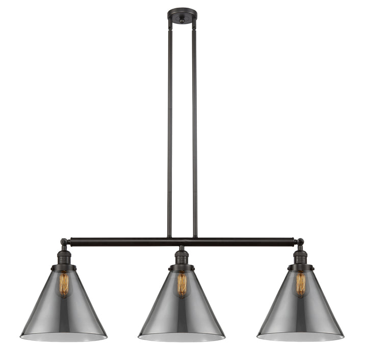 Innovations 213-OB-G43-L-LED LED Island Pendant, Oil Rubbed Bronze