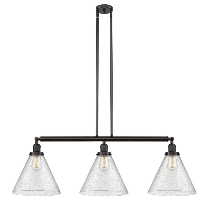 Innovations 213-OB-G44-L-LED LED Island Pendant, Oil Rubbed Bronze
