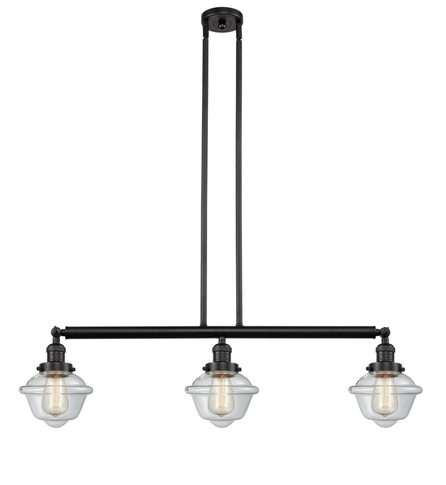 Innovations 213-OB-G532-LED LED Island Pendant, Oil Rubbed Bronze