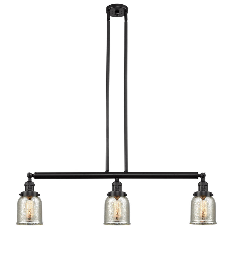 Innovations 213-OB-G58 Three Light Island Pendant, Oil Rubbed Bronze