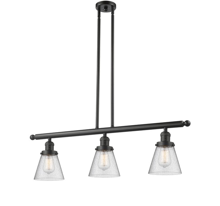 Innovations 213-OB-G64-LED LED Island Pendant, Oil Rubbed Bronze