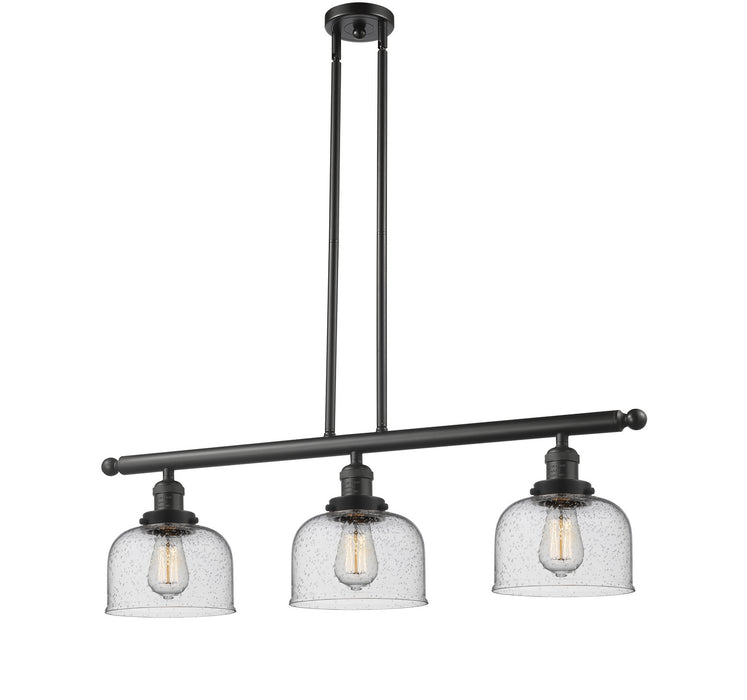 Innovations 213-OB-G74-LED LED Island Pendant, Oil Rubbed Bronze