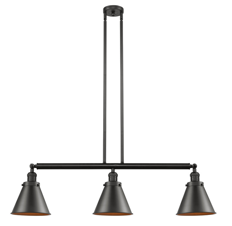 Innovations 213-OB-M13-OB Three Light Island Pendant, Oil Rubbed Bronze