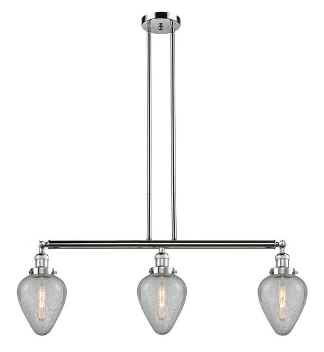 Innovations 213-PC-G165 Three Light Island Pendant, Polished Chrome