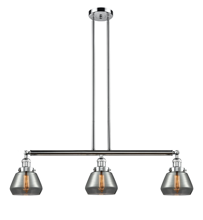 Innovations 213-PC-G173-LED LED Island Pendant, Polished Chrome