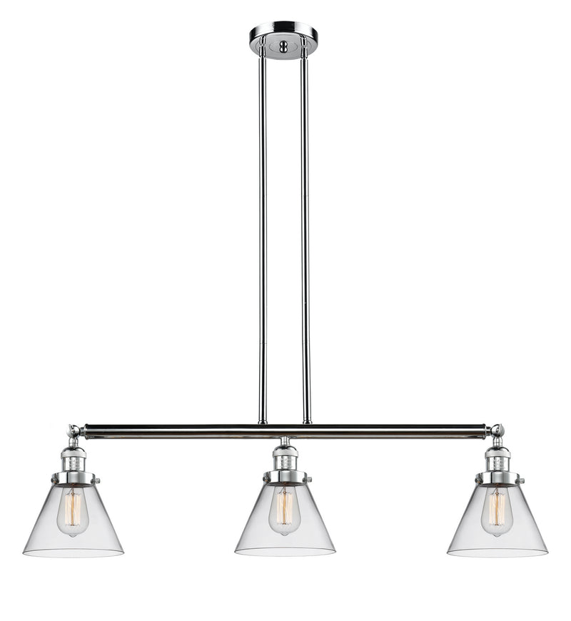 Innovations 213-PC-G42-LED LED Island Pendant, Polished Chrome