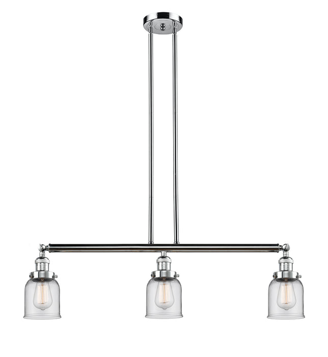 Innovations 213-PC-G52 Three Light Island Pendant, Polished Chrome