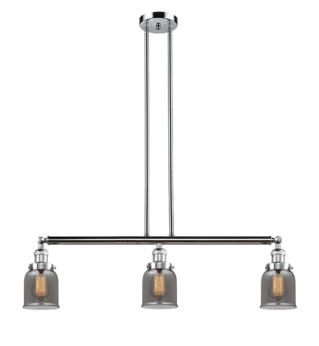 Innovations 213-PC-G53 Three Light Island Pendant, Polished Chrome