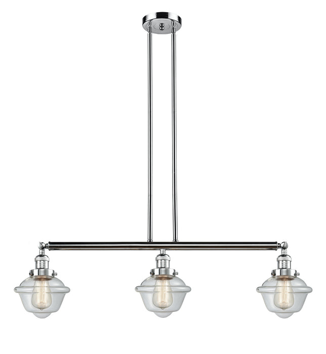 Innovations 213-PC-G532 Three Light Island Pendant, Polished Chrome