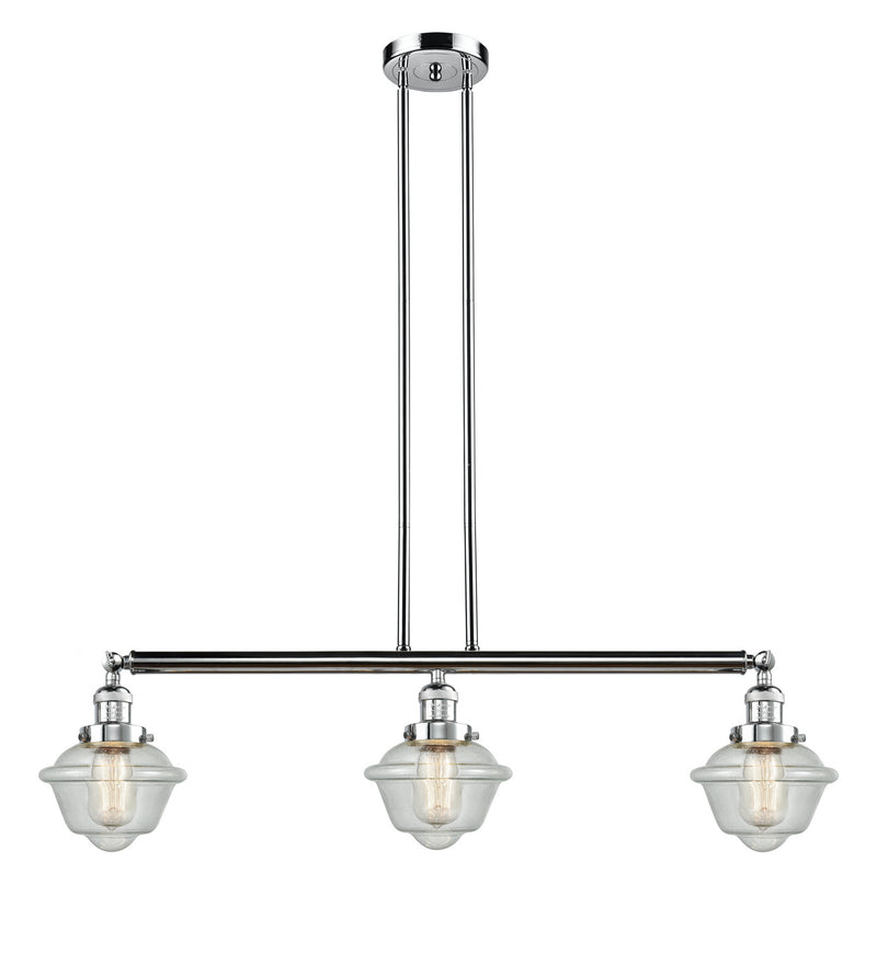 Innovations 213-PC-G534-LED LED Island Pendant, Polished Chrome
