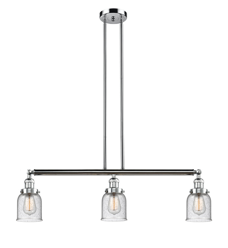 Innovations 213-PC-G54 Three Light Island Pendant, Polished Chrome