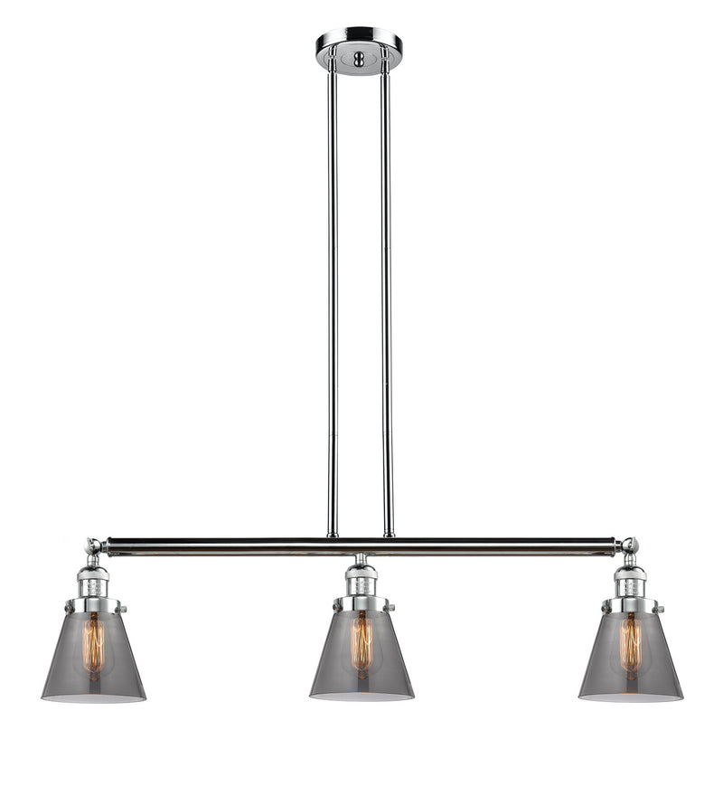 Innovations 213-PC-G63-LED LED Island Pendant, Polished Chrome