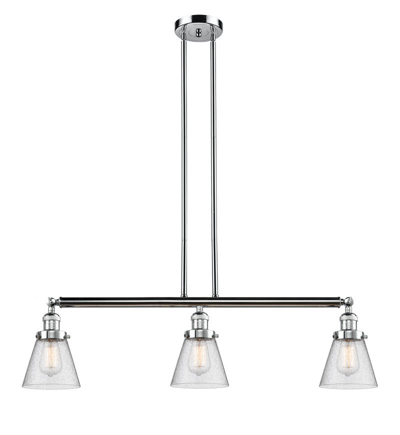 Innovations 213-PC-G64-LED LED Island Pendant, Polished Chrome