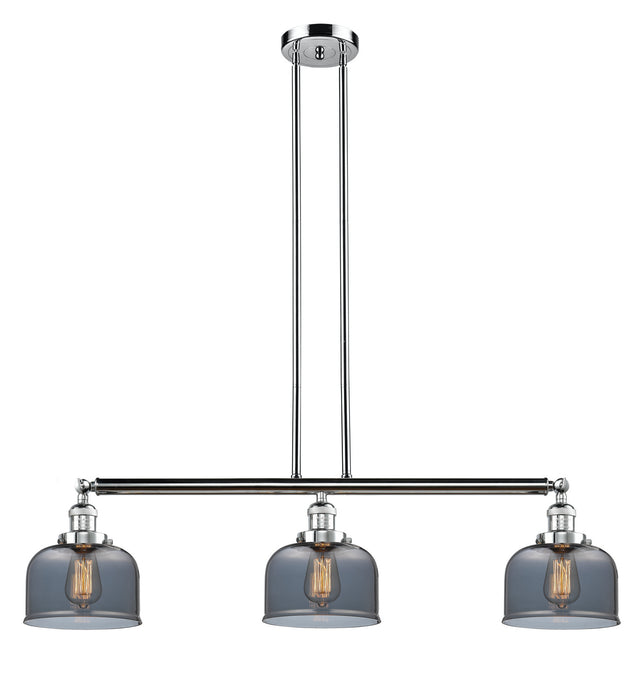 Innovations 213-PC-G73 Three Light Island Pendant, Polished Chrome