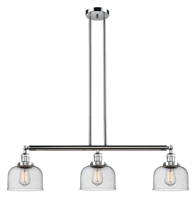 Innovations 213-PC-G74-LED LED Island Pendant, Polished Chrome