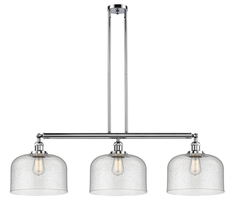 Innovations 213-PC-G74-L-LED LED Island Pendant, Polished Chrome