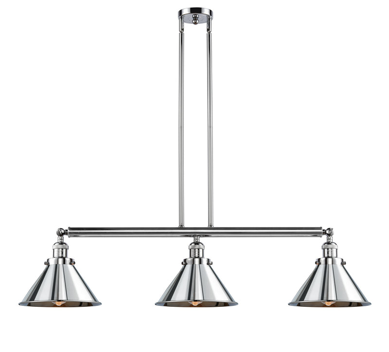 Innovations 213-PC-M10-PC Three Light Island Pendant, Polished Chrome