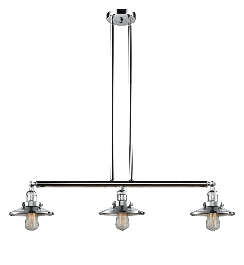 Innovations 213-PC-M7-LED LED Island Pendant, Polished Chrome