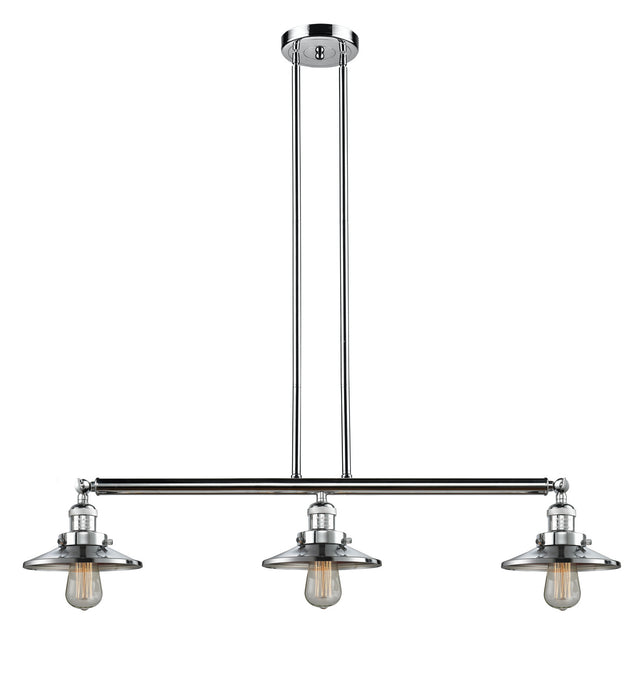 Innovations 213-PC-M7-LED LED Island Pendant, Polished Chrome