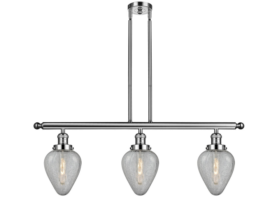 Innovations 213-PN-G165-LED LED Island Pendant, Polished Nickel