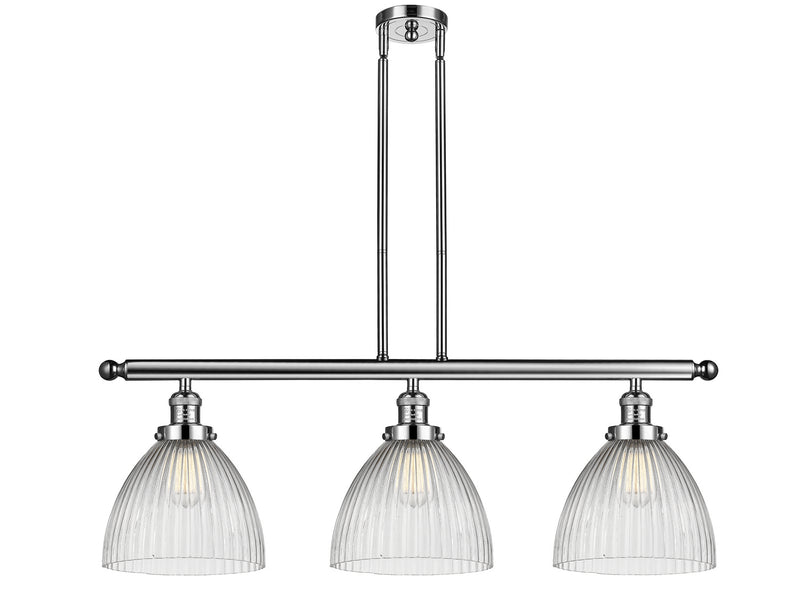 Innovations 213-PN-G222-LED LED Island Pendant, Polished Nickel
