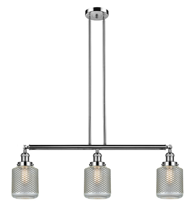 Innovations 213-PN-G262-LED LED Island Pendant, Polished Nickel