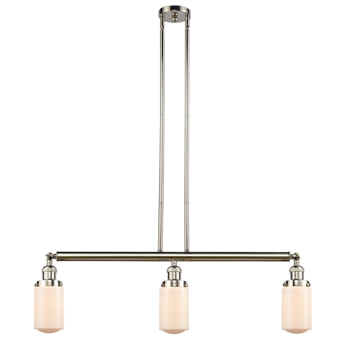 Innovations 213-PN-G311-LED LED Island Pendant, Polished Nickel
