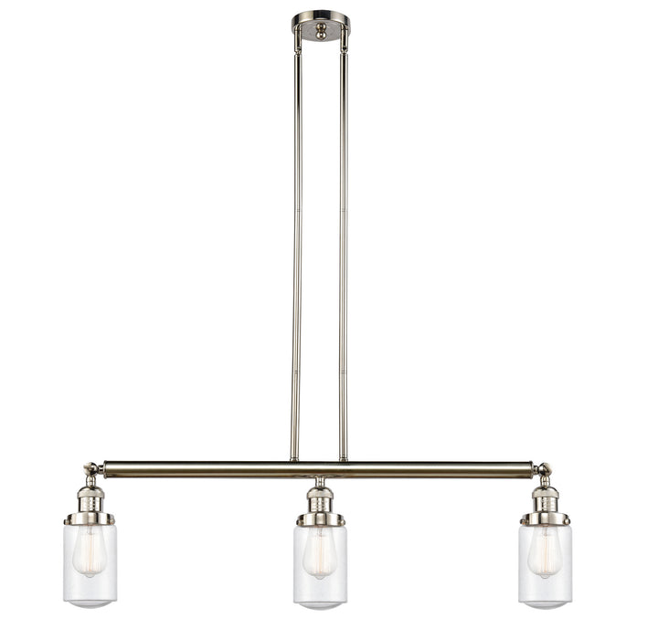 Innovations 213-PN-G314-LED LED Island Pendant, Polished Nickel