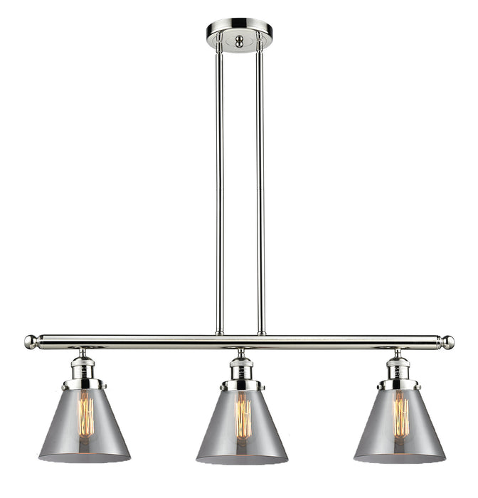 Innovations 213-PN-G43-LED LED Island Pendant, Polished Nickel