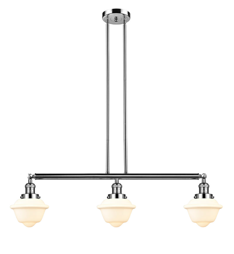 Innovations 213-PN-G531-LED LED Island Pendant, Polished Nickel