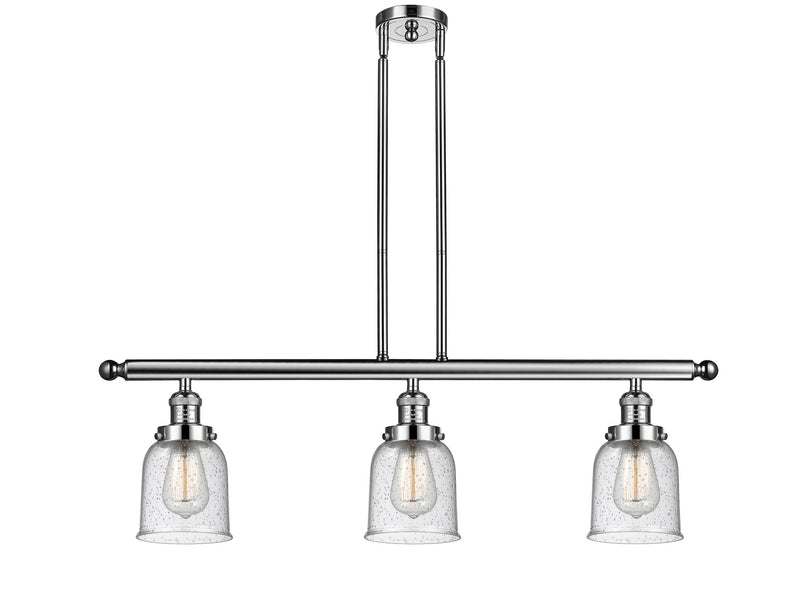 Innovations 213-PN-G54 Three Light Island Pendant, Polished Nickel