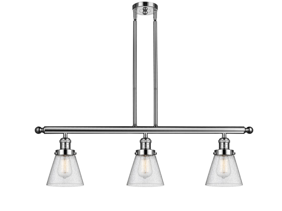 Innovations 213-PN-G64-LED LED Island Pendant, Polished Nickel