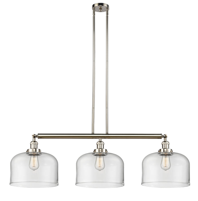 Innovations 213-PN-G72-L-LED LED Island Pendant, Polished Nickel