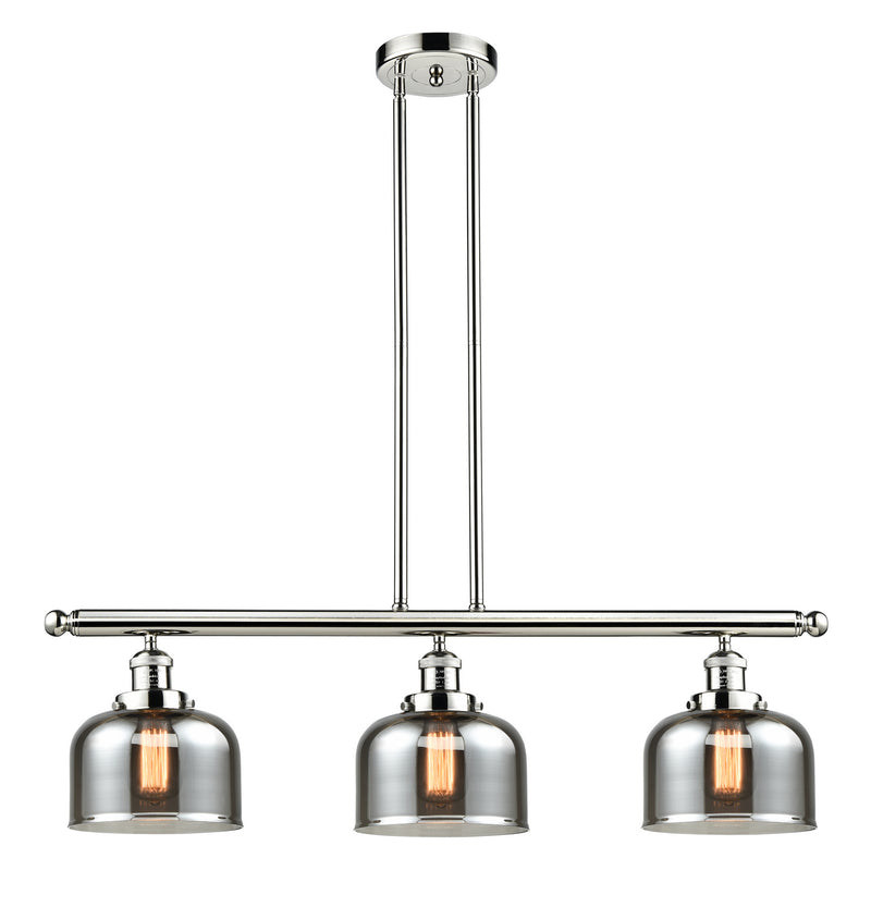 Innovations 213-PN-G73-LED LED Island Pendant, Polished Nickel