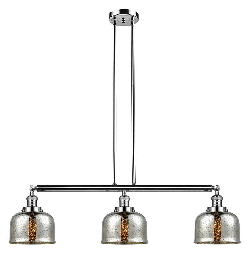 Innovations 213-PN-G78-LED LED Island Pendant, Polished Nickel