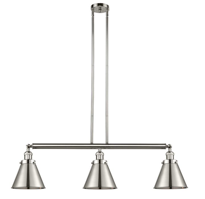 Innovations 213-PN-M13-PN-LED LED Island Pendant, Polished Nickel