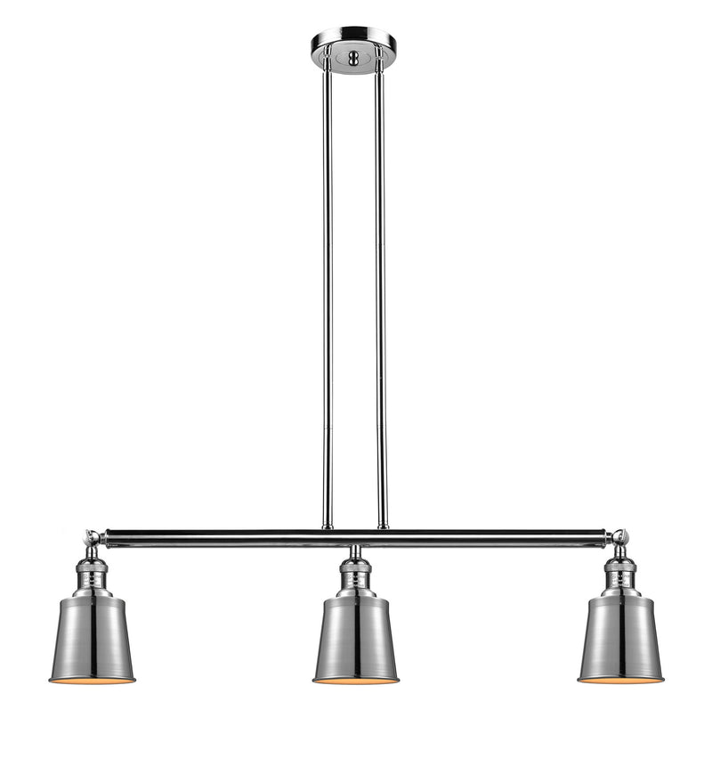 Innovations 213-PN-M9-LED LED Island Pendant, Polished Nickel
