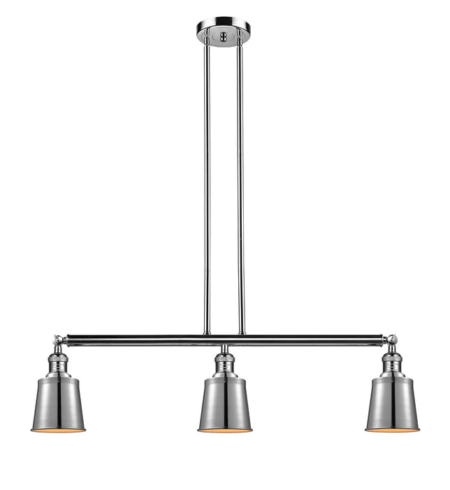 Innovations 213-PN-M9-LED LED Island Pendant, Polished Nickel