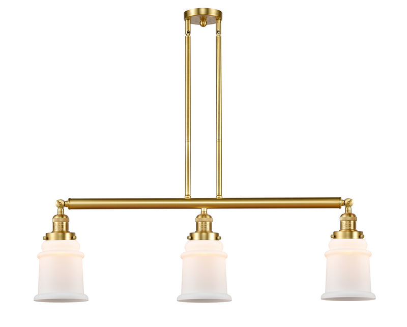 Innovations 213-SG-G181 Three Light Island Pendant, Satin Gold