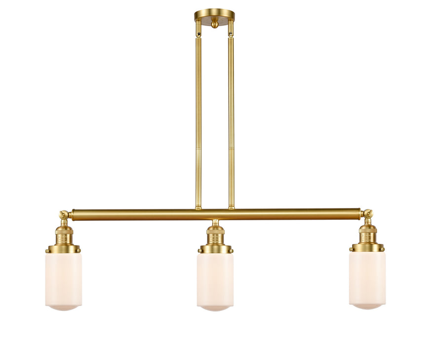 Innovations 213-SG-G311 Three Light Island Pendant, Satin Gold